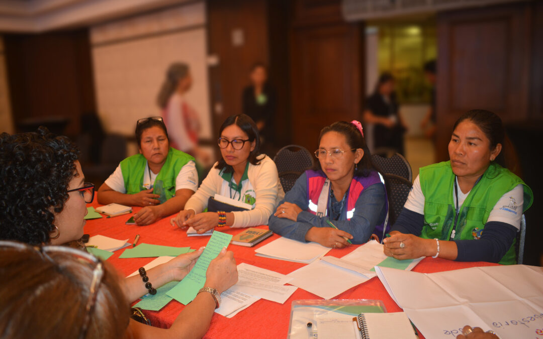 Guardianas ambientales ponen en agenda nacional los desafíos del agua en sus territorios